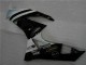 09-12 Schwarz Weiß 3M Touch4 Kawasaki ZX6R Motorrad Verkleidungen 09-12 Schwarz Weiß 3M Touch4 Kawasaki ZX6R Motorrad Verkleidungen