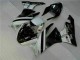 09-12 Schwarz Weiß 3M Touch4 Kawasaki ZX6R Motorrad Verkleidungen 09-12 Schwarz Weiß 3M Touch4 Kawasaki ZX6R Motorrad Verkleidungen