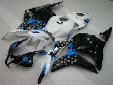 09-12 Schwarz Weiß Blau Honda CBR600RR Motorrad Verkleidung