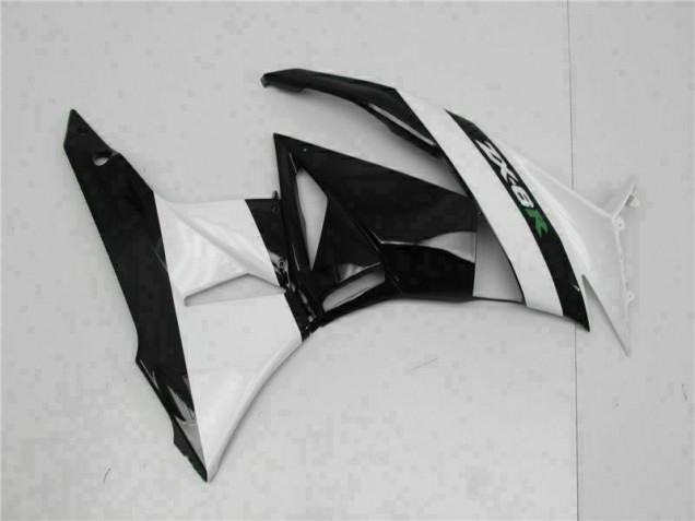 09-12 Schwarz Weiß Kawasaki ZX6R Motorrad Verkleidung 09-12 Schwarz Weiß Kawasaki ZX6R Motorrad Verkleidung