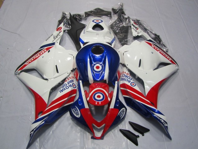 09-12 Weiß Blau Rot Honda CBR600RR Motorrad Verkleidungen 09-12 Weiß Blau Rot Honda CBR600RR Motorrad Verkleidungen