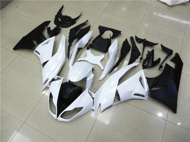 09-12 Weiß Kawasaki ZX6R Motorrad Verkleidung 09-12 Weiß Kawasaki ZX6R Motorrad Verkleidung