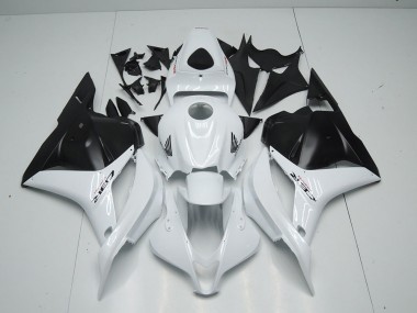 09-12 Weiß Matt Schwarz Honda CBR600RR Motorrad Verkleidung
