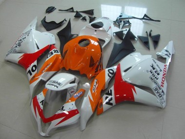 09-12 Weiß New Repsol Honda CBR600RR Motorrad Verkleidung