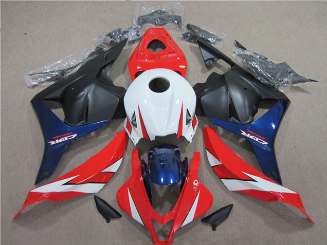 09-12 Weiß Rot Blau Honda CBR600RR Motorrad Verkleidung 09-12 Weiß Rot Blau Honda CBR600RR Motorrad Verkleidung