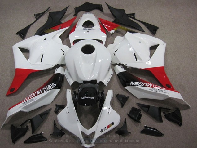 09-12 Weiß Rot Schwarz Mugen Honda CBR600RR Motorrad Verkleidung 09-12 Weiß Rot Schwarz Mugen Honda CBR600RR Motorrad Verkleidung