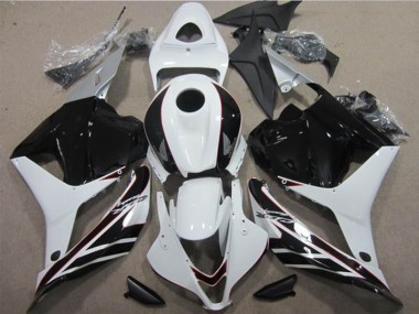 09-12 Weiß Schwarz Honda CBR600RR Motorrad Verkleidung