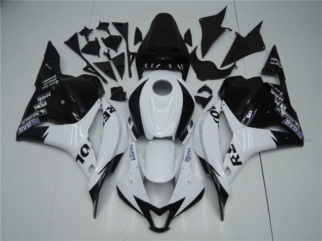 09-12 Weiß Schwarz Honda CBR600RR Motorrad Verkleidungen