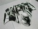 09-12 Weiß Schwarz Kawasaki ZX6R Motorrad Verkleidung 09-12 Weiß Schwarz Kawasaki ZX6R Motorrad Verkleidung