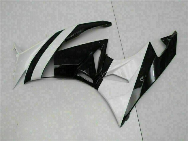 09-12 Weiß Schwarz Kawasaki ZX6R Motorrad Verkleidung 09-12 Weiß Schwarz Kawasaki ZX6R Motorrad Verkleidung
