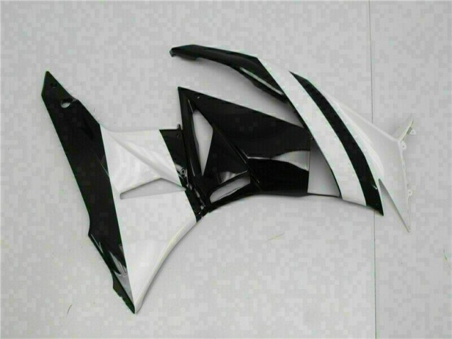 09-12 Weiß Schwarz Kawasaki ZX6R Motorrad Verkleidung 09-12 Weiß Schwarz Kawasaki ZX6R Motorrad Verkleidung