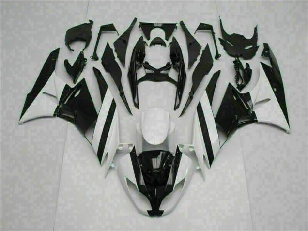 09-12 Weiß Schwarz Kawasaki ZX6R Motorrad Verkleidung 09-12 Weiß Schwarz Kawasaki ZX6R Motorrad Verkleidung
