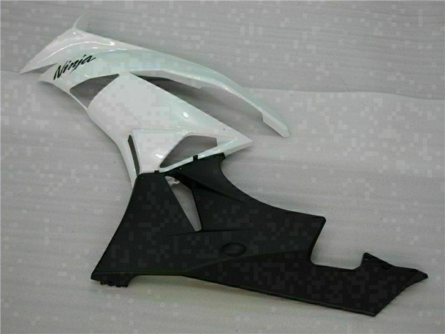 09-12 Weiß Schwarz Kawasaki ZX6R Motorrad Verkleidungen 09-12 Weiß Schwarz Kawasaki ZX6R Motorrad Verkleidungen