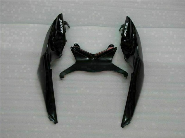 09-12 Weiß Schwarz Kawasaki ZX6R Motorrad Verkleidungen 09-12 Weiß Schwarz Kawasaki ZX6R Motorrad Verkleidungen