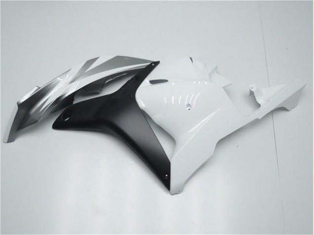 09-12 Weiß Silber Schwarz Honda CBR600RR Motorrad Verkleidung 09-12 Weiß Silber Schwarz Honda CBR600RR Motorrad Verkleidung
