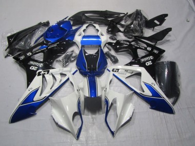09-14 Blau Weiß BMW S1000RR Motorrad Verkleidung