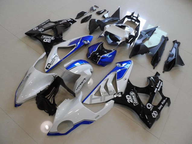 09-14 Weiß Blau BMW S1000RR Motorrad Verkleidungen 09-14 Weiß Blau BMW S1000RR Motorrad Verkleidungen