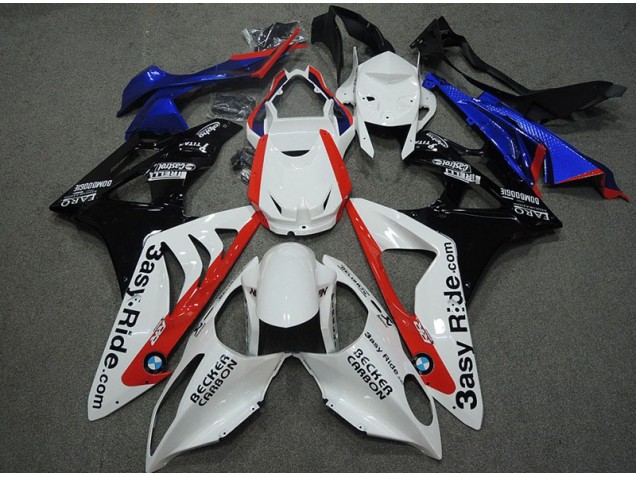 09-14 Weiß Blau Rot BMW S1000RR Motorrad Verkleidung 09-14 Weiß Blau Rot BMW S1000RR Motorrad Verkleidung