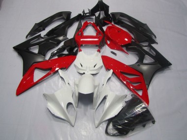 09-14 Weiß Rot Schwarz BMW S1000RR Motorrad Verkleidung