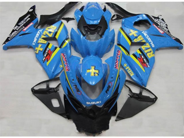 09-16 Blau Rizla Hopper Suzuki GSXR 1000 Motorrad Verkleidung 09-16 Blau Rizla Hopper Suzuki GSXR 1000 Motorrad Verkleidung