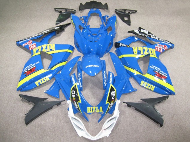 09-16 Blau Rizla Q8 Oils Suzuki GSXR 1000 Motorrad Verkleidung 09-16 Blau Rizla Q8 Oils Suzuki GSXR 1000 Motorrad Verkleidung