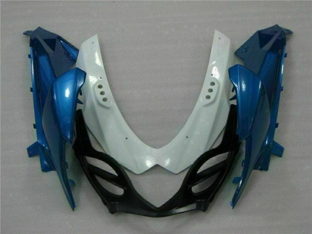 09-16 Blau Weiß Suzuki GSXR 1000 Motor Verkleidung
