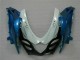 09-16 Blau Weiß Suzuki GSXR 1000 Motor Verkleidung