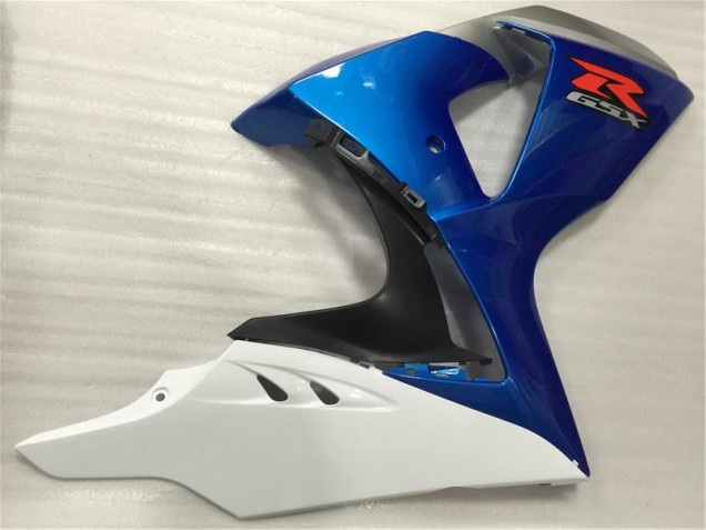 09-16 Blau Weiß Suzuki GSXR 1000 Motorrad Verkleidungen & Plastik 09-16 Blau Weiß Suzuki GSXR 1000 Motorrad Verkleidungen & Plastik