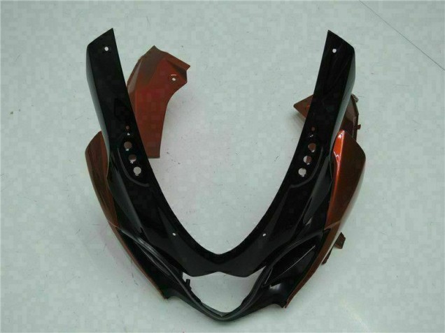 09-16 Braun Schwarz Suzuki GSXR 1000 Motorrad Verkleidung