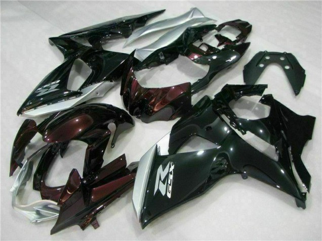 09-16 Braun Schwarz Suzuki GSXR 1000 Motorrad Verkleidungen