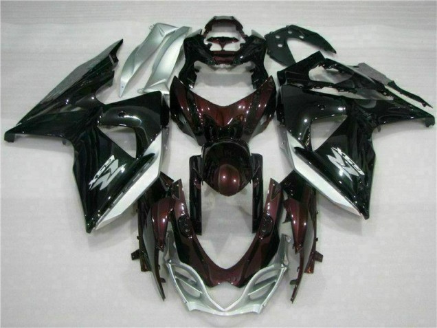 09-16 Braun Schwarz Suzuki GSXR 1000 Motorrad Verkleidungen