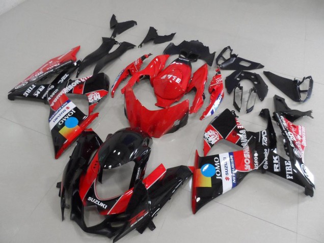 09-16 Rot Jomo Suzuki GSXR 1000 Motorrad Verkleidung