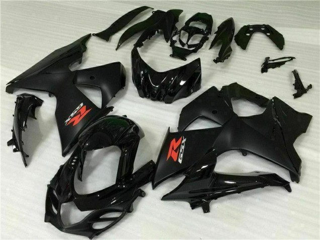 09-16 Schwarz Suzuki GSXR 1000 Motorrad Verkleidung