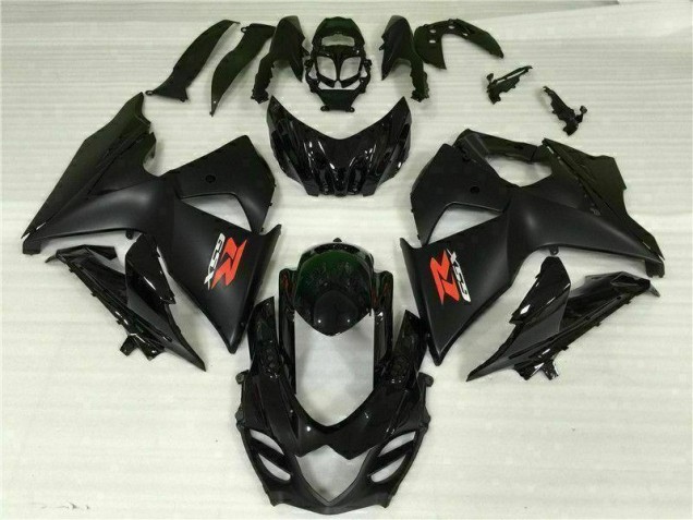 09-16 Schwarz Suzuki GSXR 1000 Motorrad Verkleidung