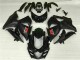 09-16 Schwarz Suzuki GSXR 1000 Motorrad Verkleidung