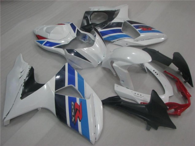 09-16 Weiß Blau Suzuki GSXR 1000 Motorrad Verkleidung 09-16 Weiß Blau Suzuki GSXR 1000 Motorrad Verkleidung