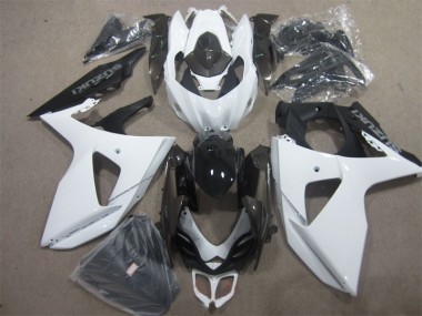 09-16 Weiß Schwarz Suzuki GSXR 1000 Motorrad Verkleidungen