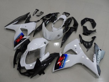 09-16 Weiß Silber Suzuki GSXR 1000 Motorrad Verkleidung