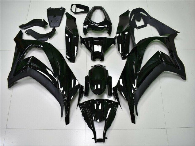 11-15 Glänzend Schwarz Kawasaki ZX10R Motorrad Verkleidung 11-15 Glänzend Schwarz Kawasaki ZX10R Motorrad Verkleidung
