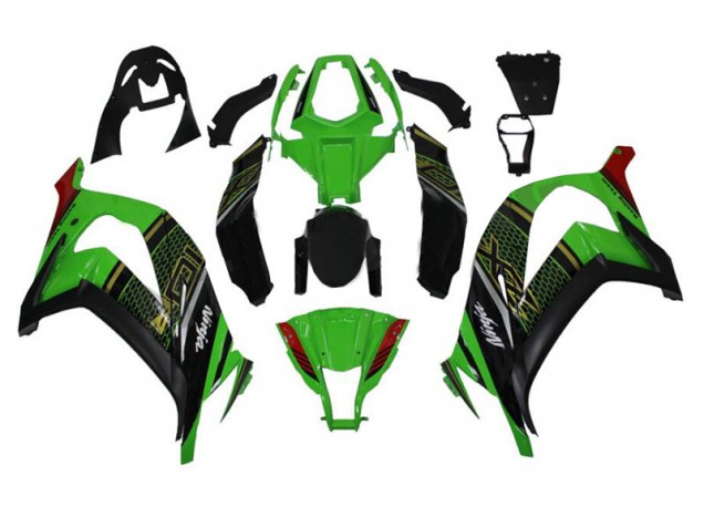 11-15 Grün Schwarz Kawasaki ZX10R Motorrad Verkleidung 11-15 Grün Schwarz Kawasaki ZX10R Motorrad Verkleidung