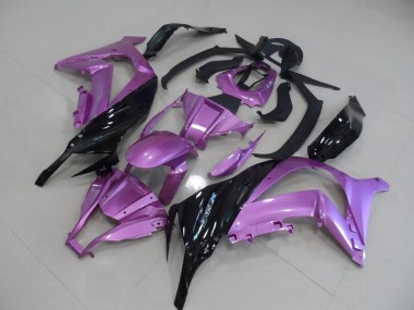 11-15 Rosa und Schwarz Kawasaki ZX10R Motorrad Verkleidung