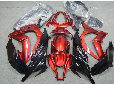11-15 Schwarz Rot Kawasaki ZX10R Motorrad Verkleidung