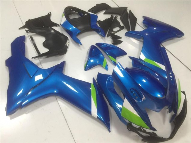 11-21 Blau Suzuki GSXR 600/750 Motorrad Vollverkleidung