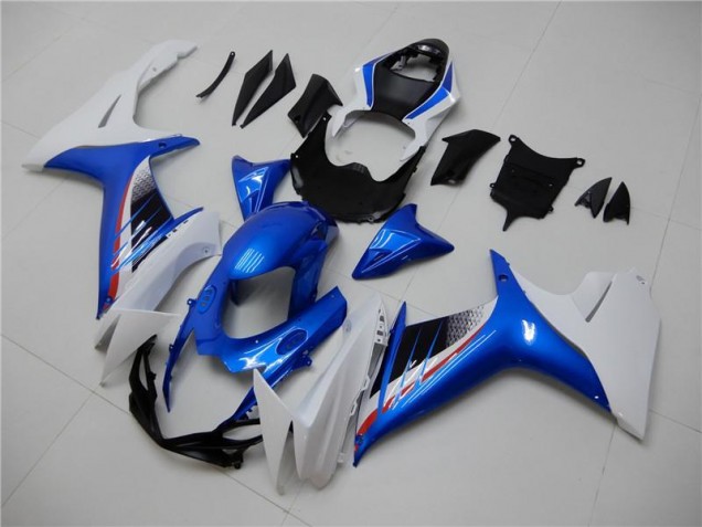 11-21 Blau Weiß Suzuki GSXR 600/750 Motorrad Verkleidung 11-21 Blau Weiß Suzuki GSXR 600/750 Motorrad Verkleidung