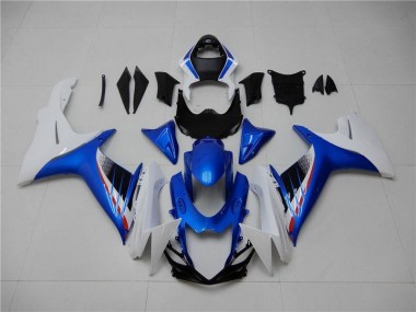 11-21 Blau Weiß Suzuki GSXR 600/750 Motorrad Verkleidung