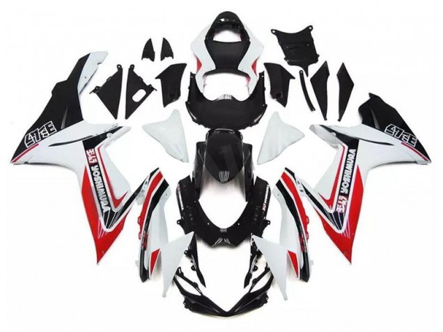 11-21 Weiß Rot Schwarz Suzuki GSXR 600/750 Motorrad Verkleidung 11-21 Weiß Rot Schwarz Suzuki GSXR 600/750 Motorrad Verkleidung