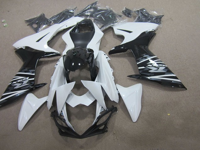 11-21 Weiß Schwarz Suzuki GSXR 750 Motorrad Verkleidung
