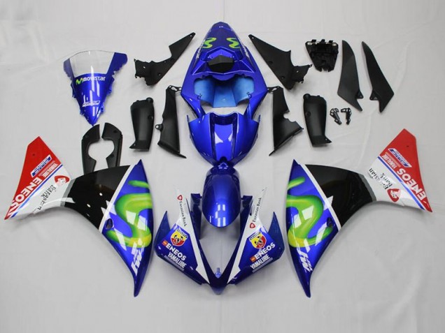 12-14 Blau Weiß Schwarz Rot Yamaha YZF R1 Motorrad Verkleidung 12-14 Blau Weiß Schwarz Rot Yamaha YZF R1 Motorrad Verkleidung