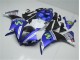 12-14 Blau Weiß Schwarz Yamaha YZF R1 Motorrad Verkleidung 12-14 Blau Weiß Schwarz Yamaha YZF R1 Motorrad Verkleidung