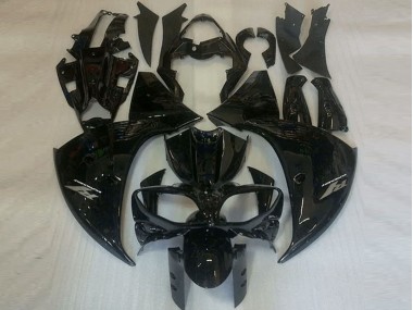12-14 Glänzend Schwarz Yamaha YZF R1 Motorrad Verkleidungen